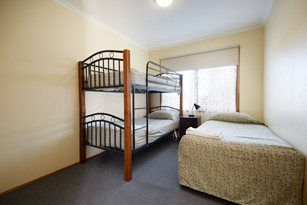 Large self contained individual 2 bedroom units with fully equipped kitchens and all linen provided.